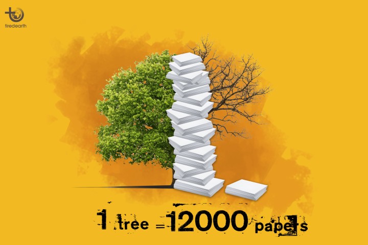 Less Paper, Save Forests, Rescue the Environment